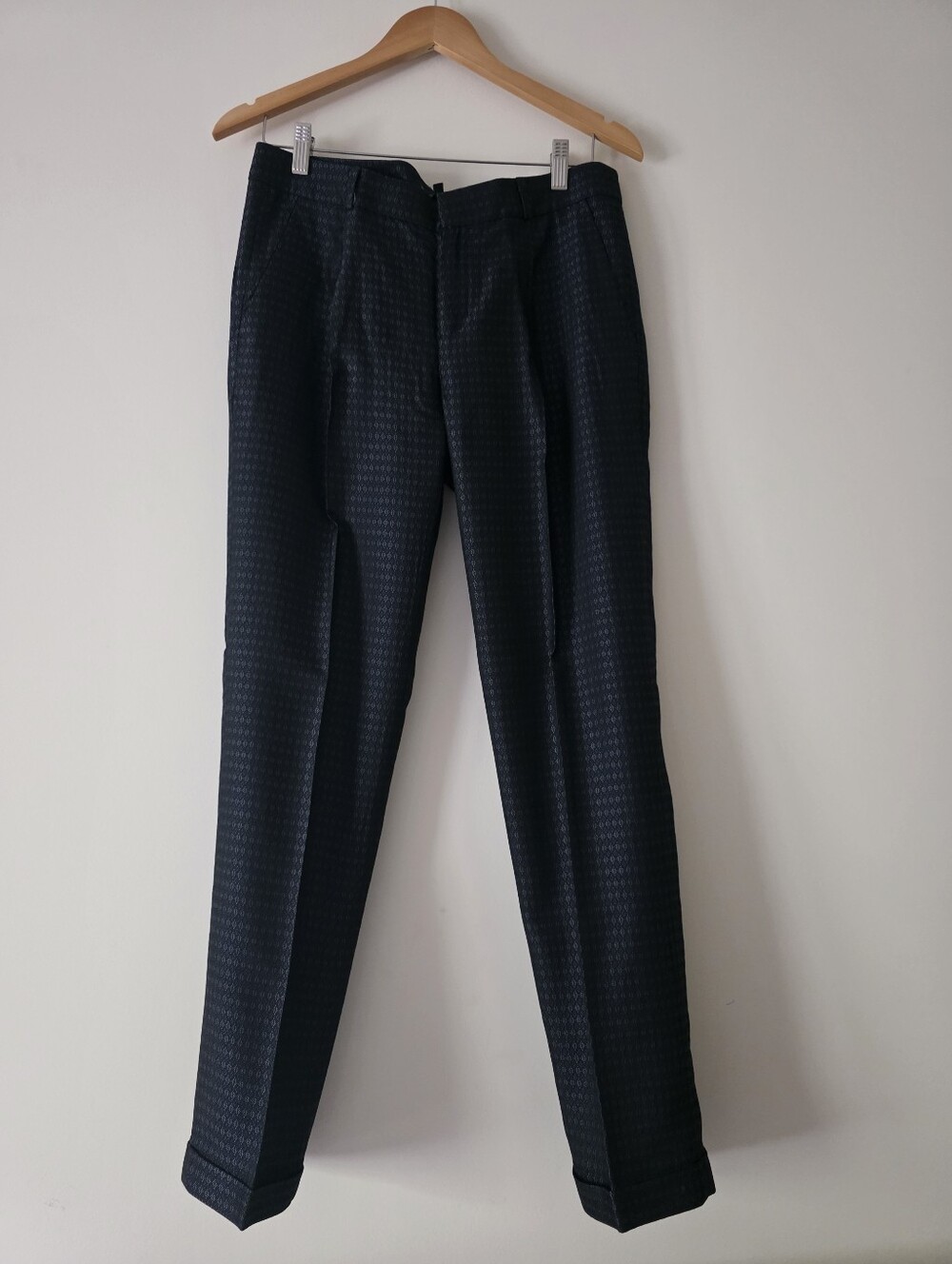 Banana Republic WomanPatterned Dress Pants - Navy